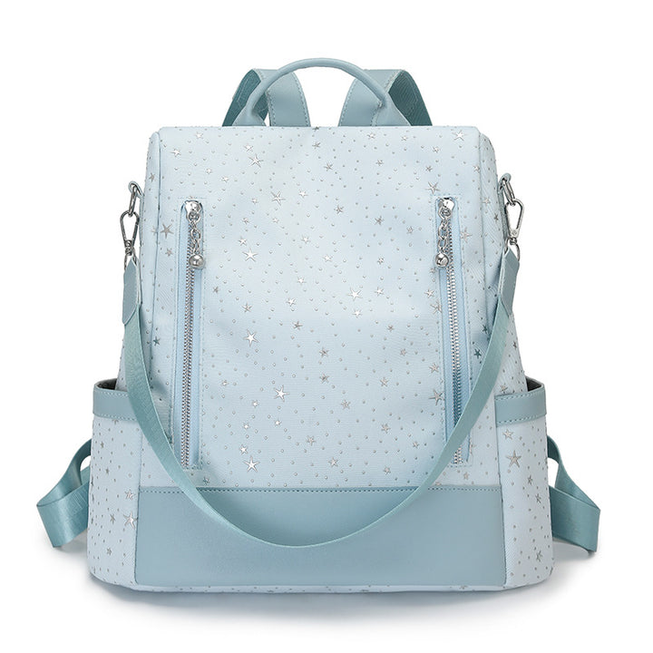 Star Patterned Multi-Pocket Backpack Kalsten