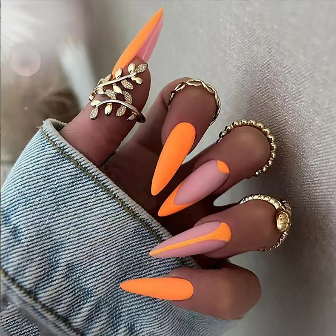 Stiletto Nail Art Design Kalsten