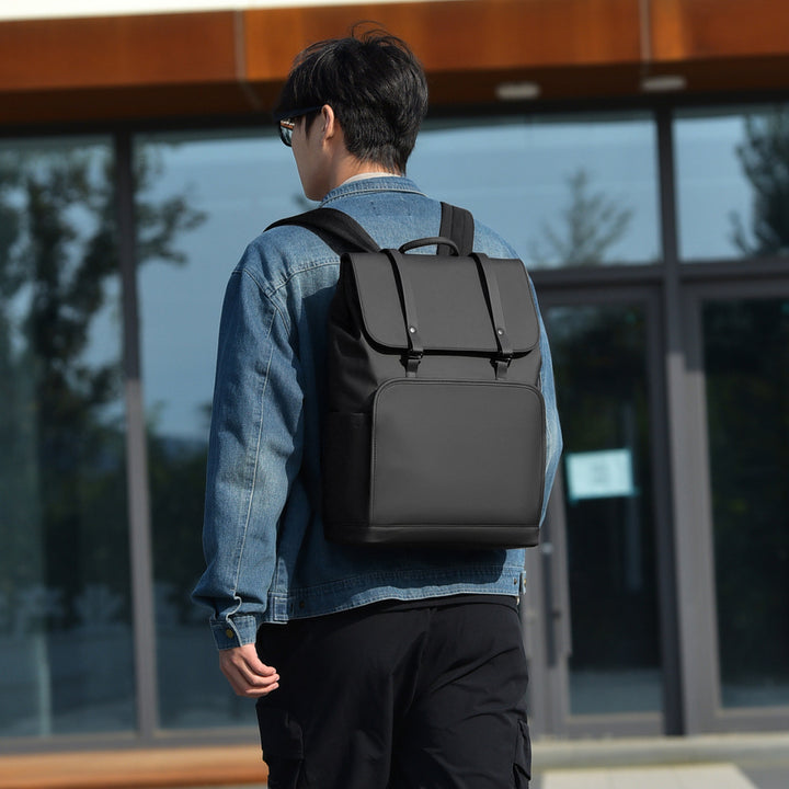 Modern Roll-Top Urban Backpack