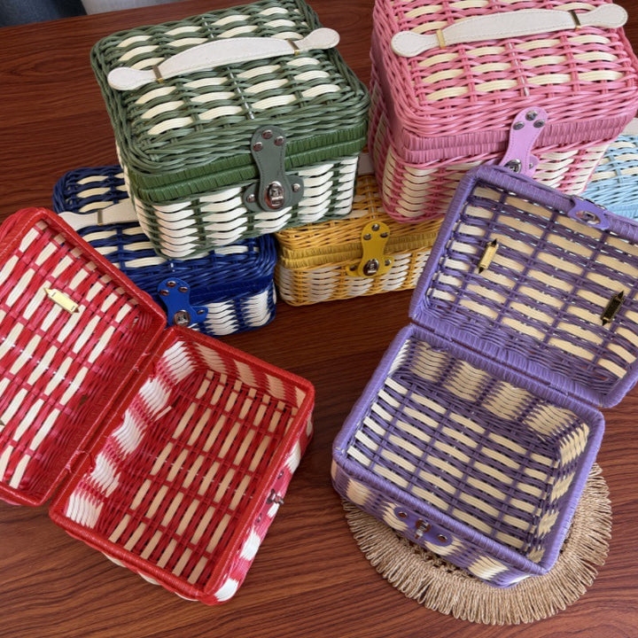 Vintage Picnic Storage Basket Kalsten