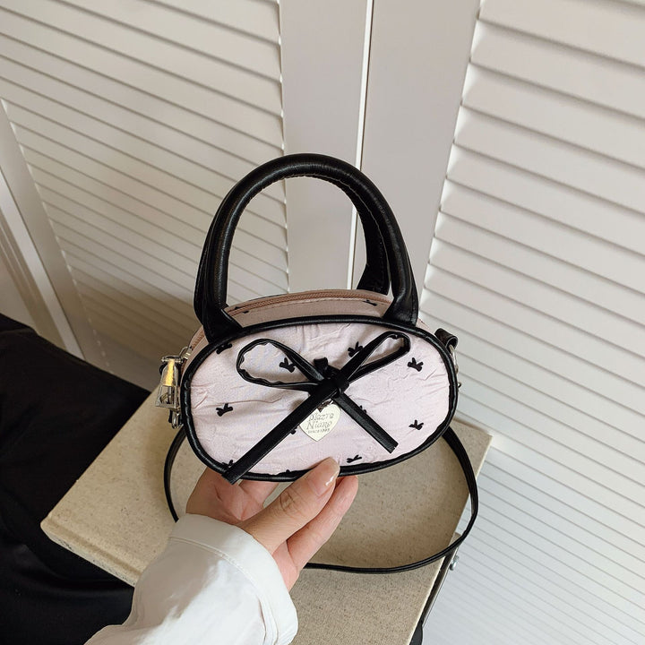 Quilted Mini Handbag with Heart Detail Kalsten