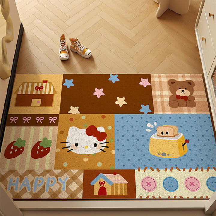 Playful Cartoon Theme Rug