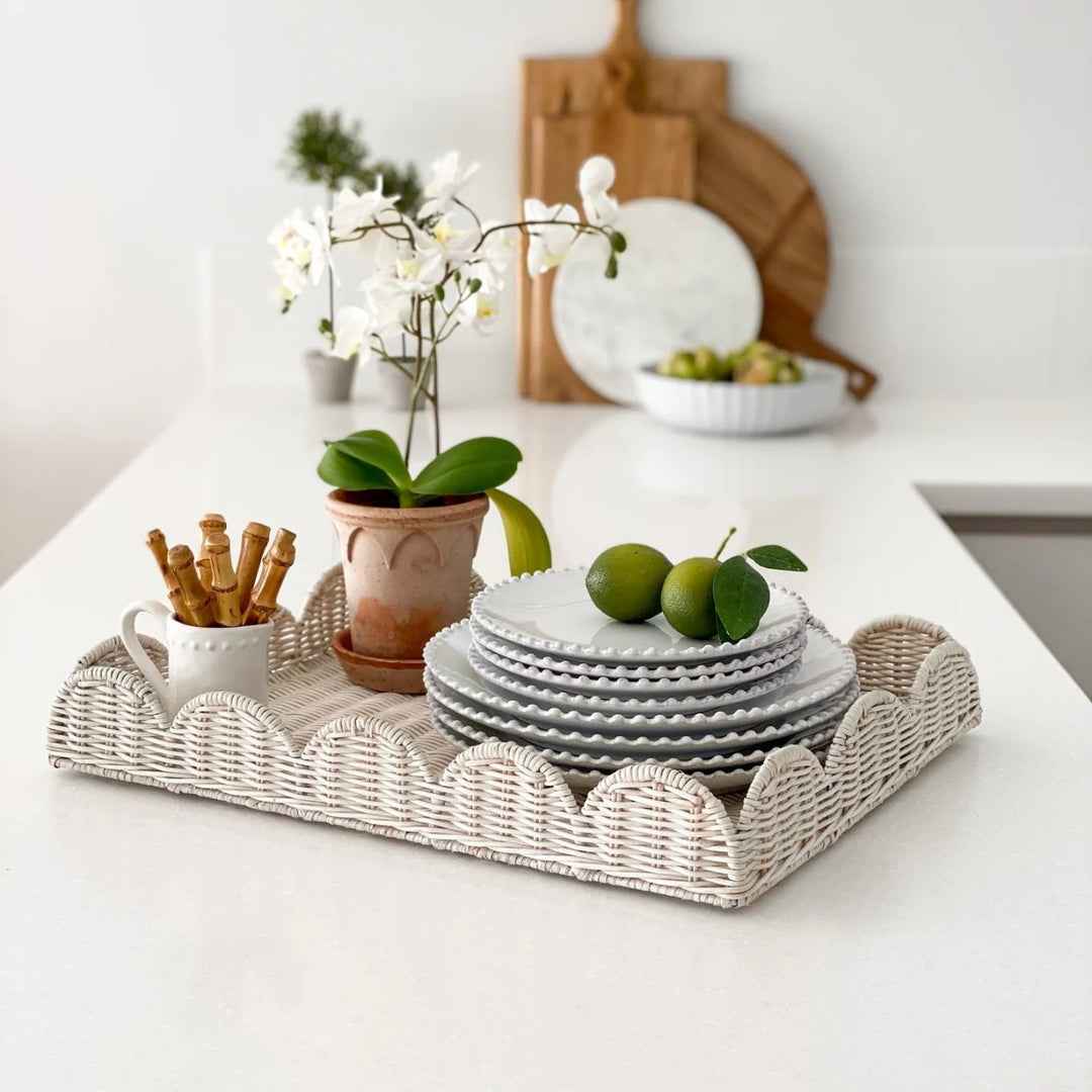Decorative Woven Serving Tray Kalsten