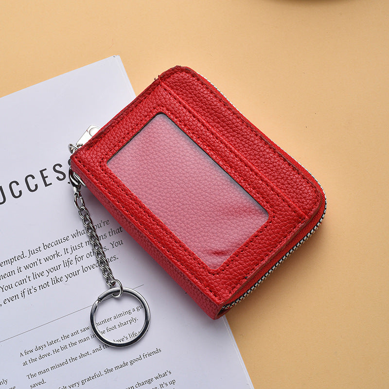 Textured  Zip Around Card Holder Kalsten