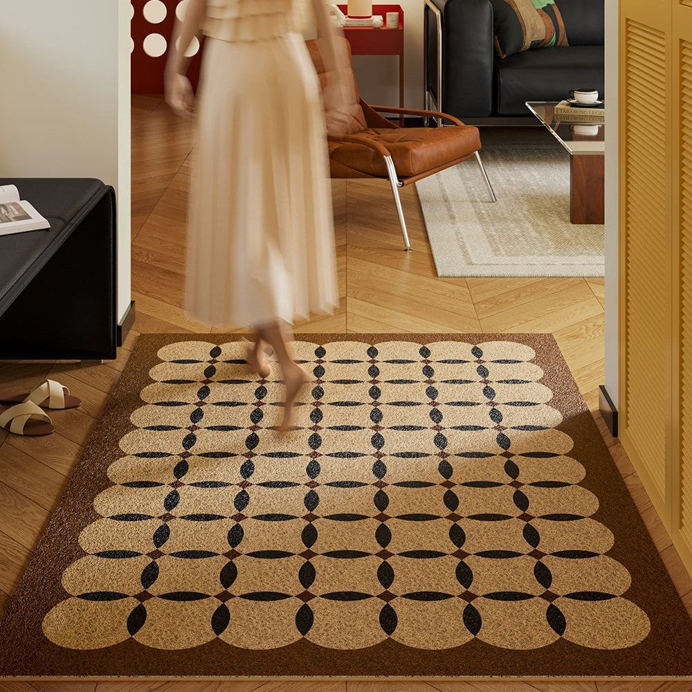 Geometric Pattern Entrance Mat