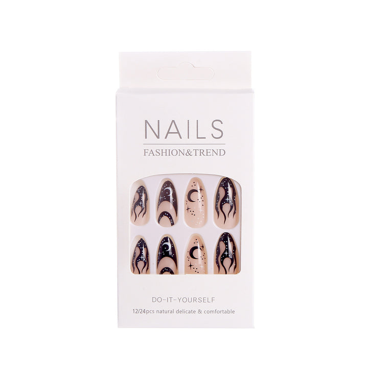 Artistic Flame Design Press-On Nail Set Kalsten