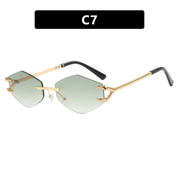 Women's geometric designer sunglasses with outstanding metal frame Kalsten