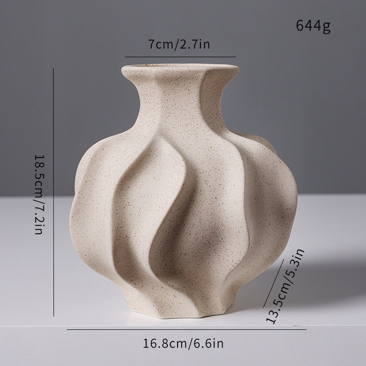 Textured Contemporary Ceramic Vase