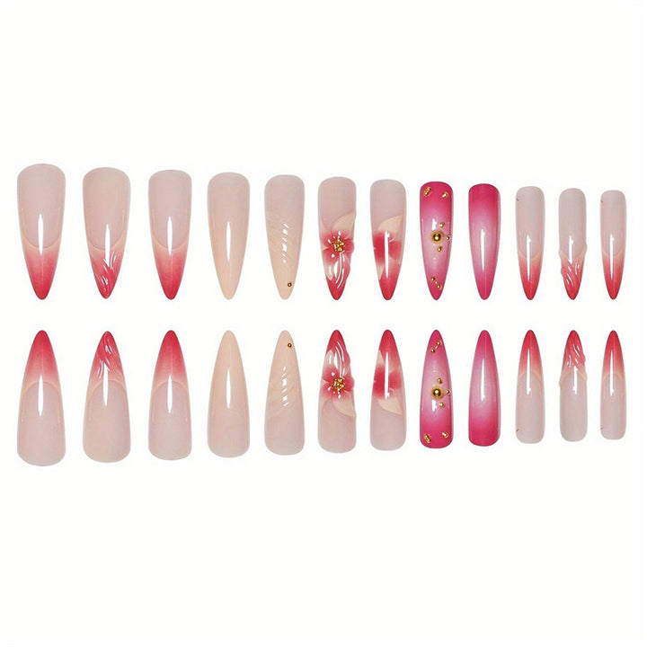 Artistic Floral Nail Art Design Kalsten