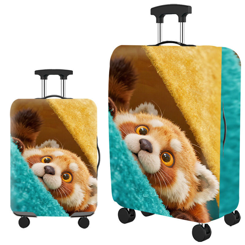 Tropical Leaf Print Hard Shell Luggage Kalsten