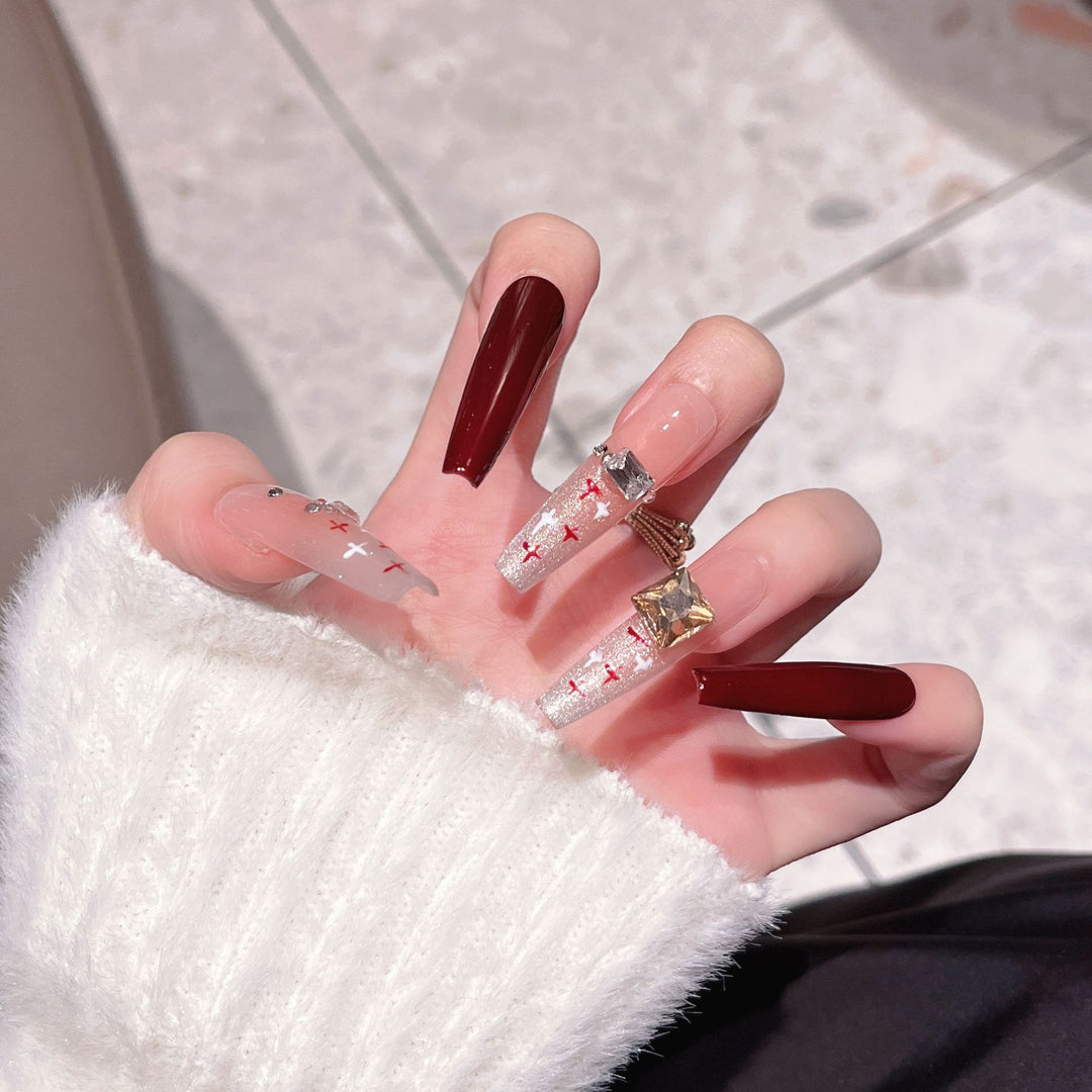 Stylish Stiletto Press-On Nail Extensions Kalsten