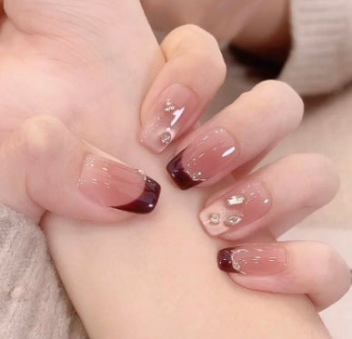 Artistic Heart Pattern Nail Art Extensions Kalsten