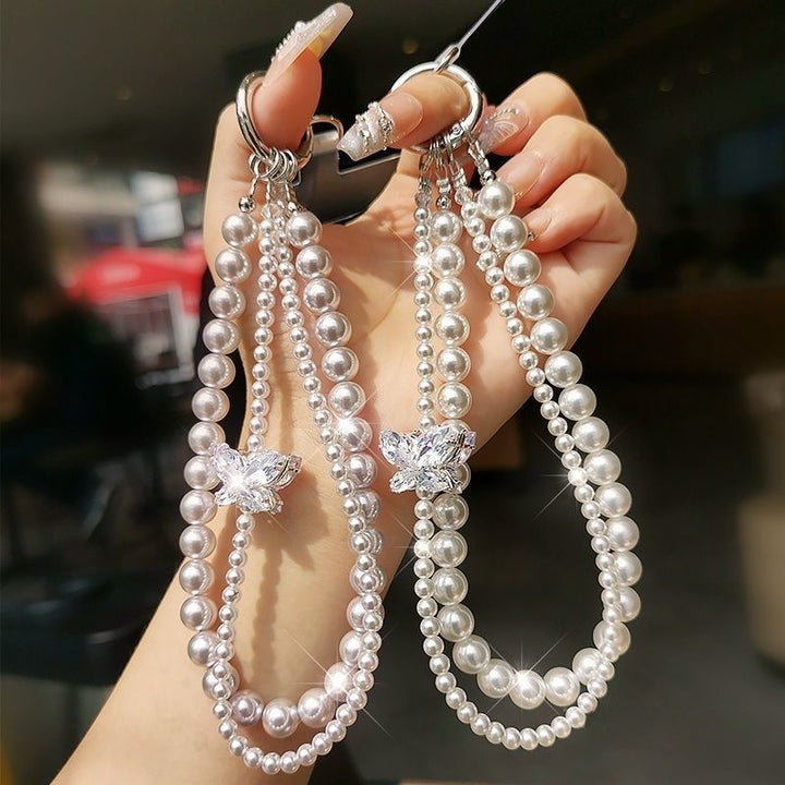 Elegant Pearl Pendant Keychain Kalsten