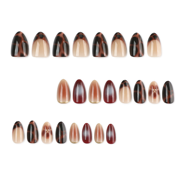 Glamorous acrylic stiletto nails with elegant glitter design Kalsten