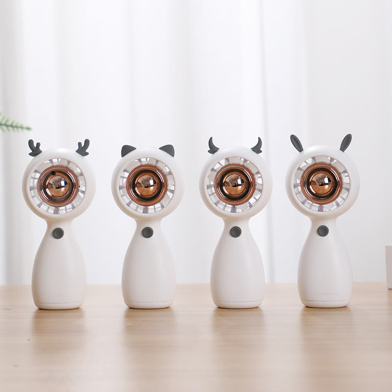 Mini Portable Animal-Themed Handheld Fan Kalsten