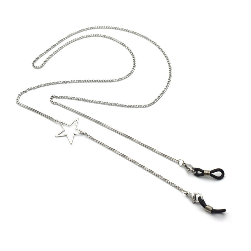 Stylish Geometric Chain Eyewear Holder Kalsten