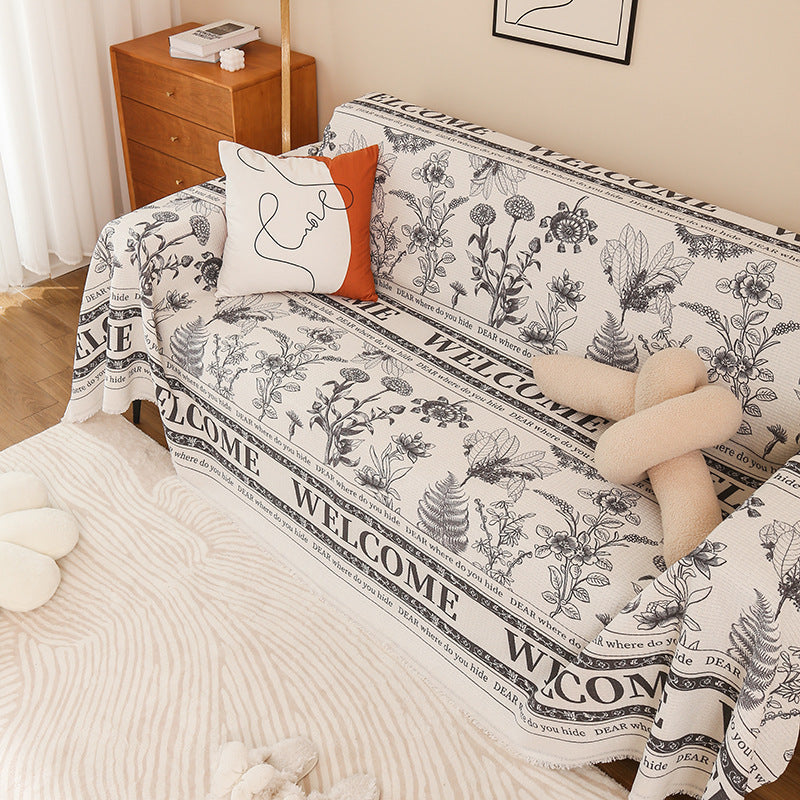 Premium Textured Sofa Throw Cover