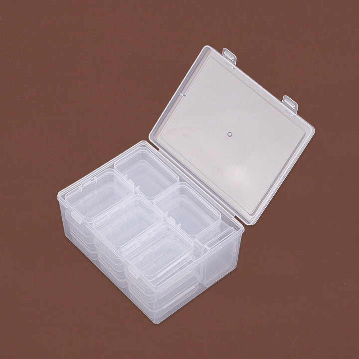 Multi-Purpose Transparent Compartment Organizing Box Kalsten