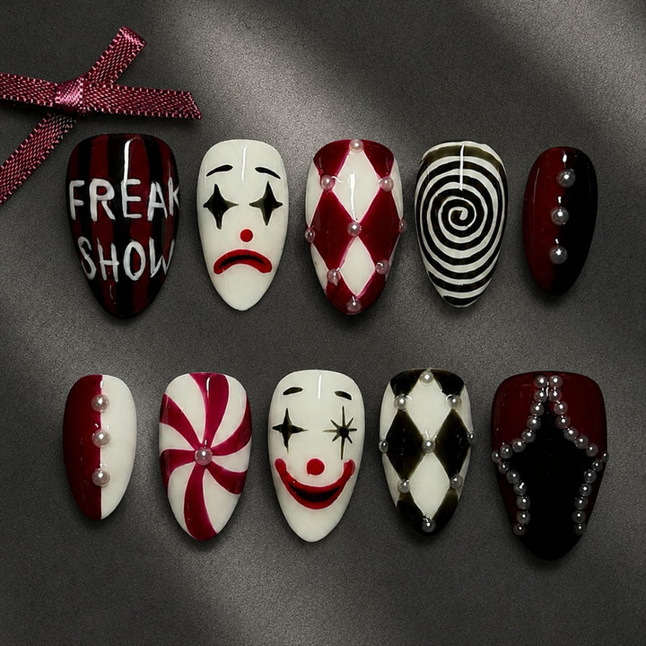 Creative Halloween Nail Art Set with Creepy Designs Kalsten