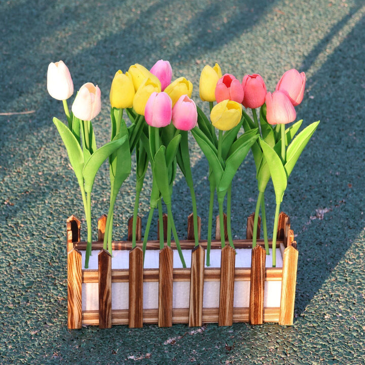 Decorative Faux Tulip Planter