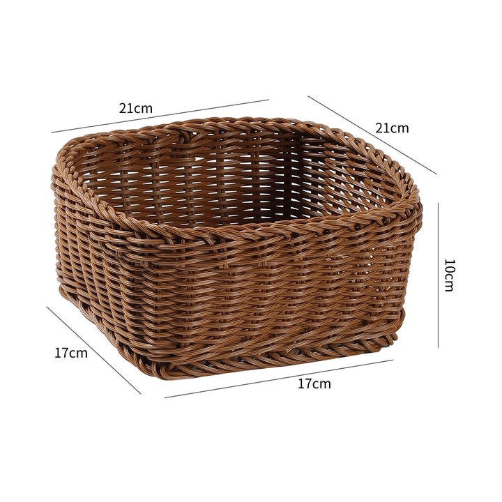 Unisex Rectangular Storage Basket with Sturdy Woven Kalsten