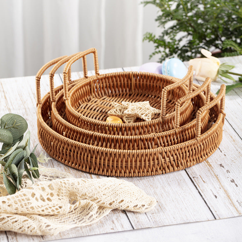 Decorative Woven Serving Tray Kalsten