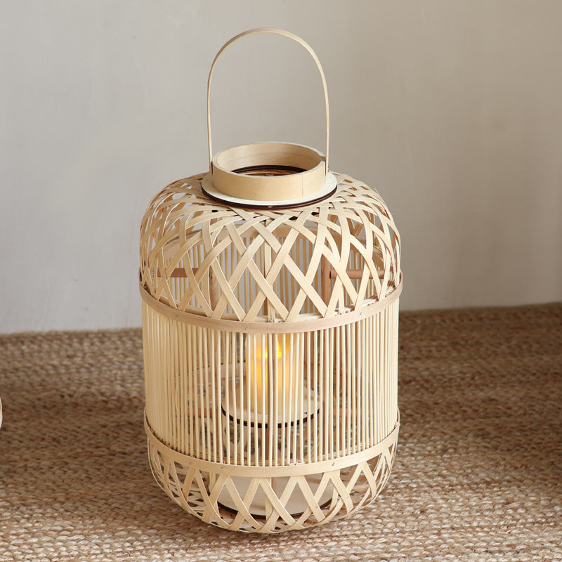 Stylish Rattan Lantern Kalsten