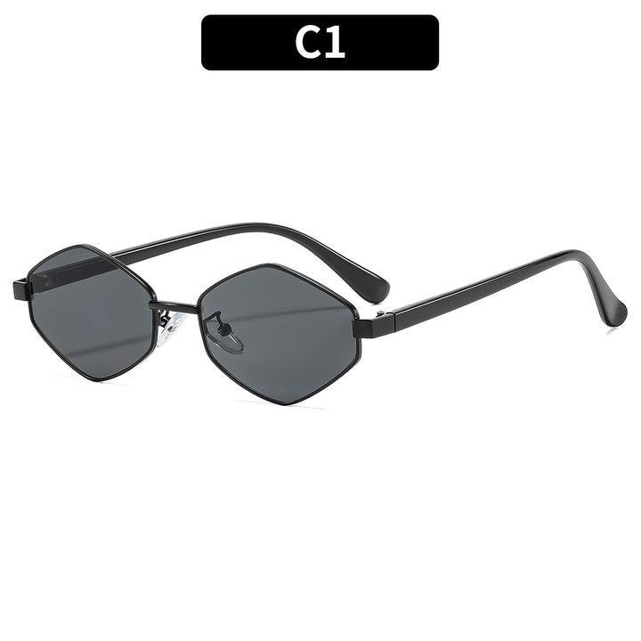 Hexagonal Frame Sunglasses