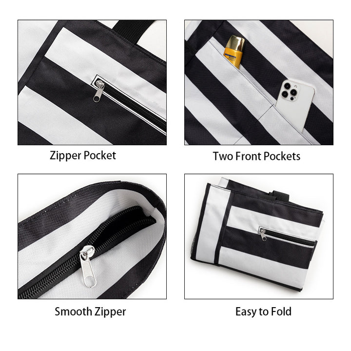 Spacious beach bag with practical outer pockets Kalsten