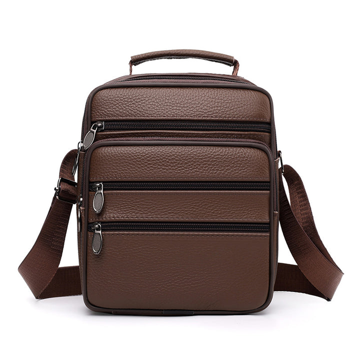Sleek Multi-Pocket Crossbody Messenger Bag Kalsten