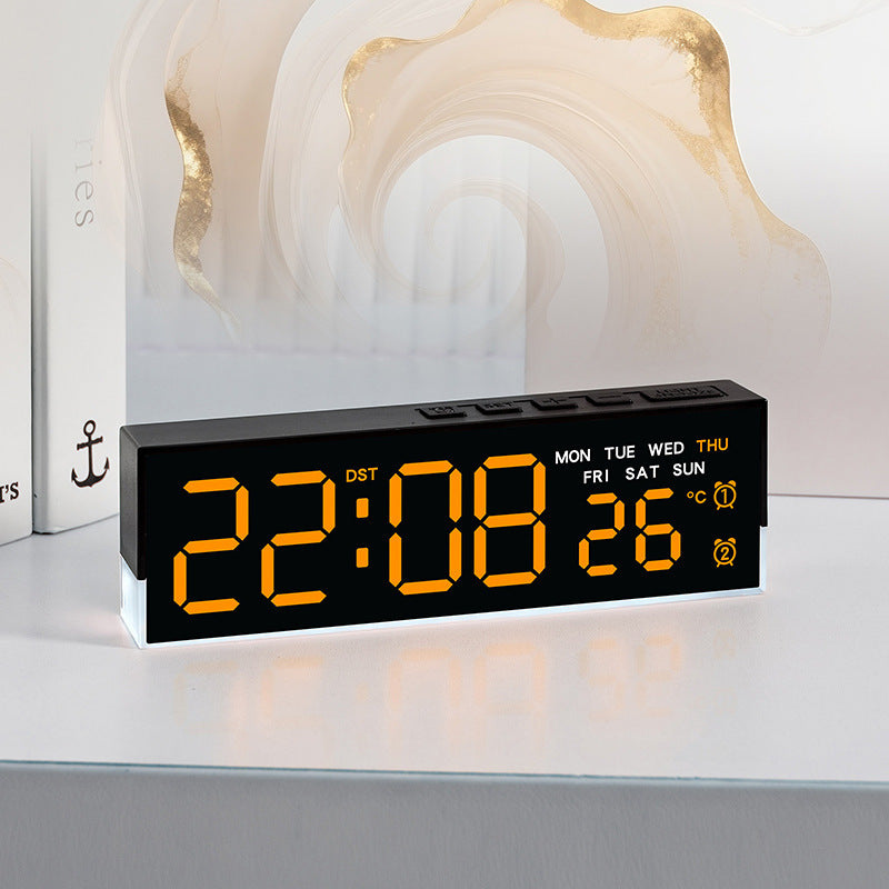 Digital watch with integrated thermometer and weekday display Kalsten