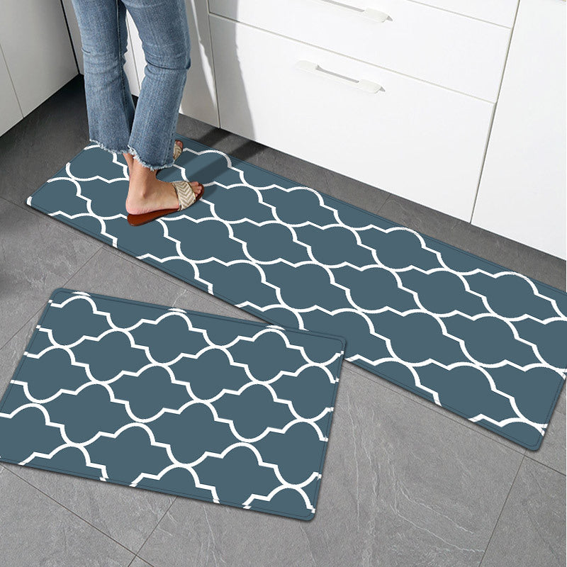 Elegant Textured Kitchen Mat Set Kalsten