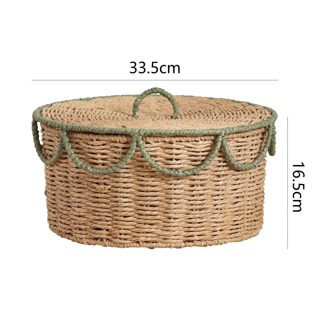 Storage basket with lid and handles Kalsten