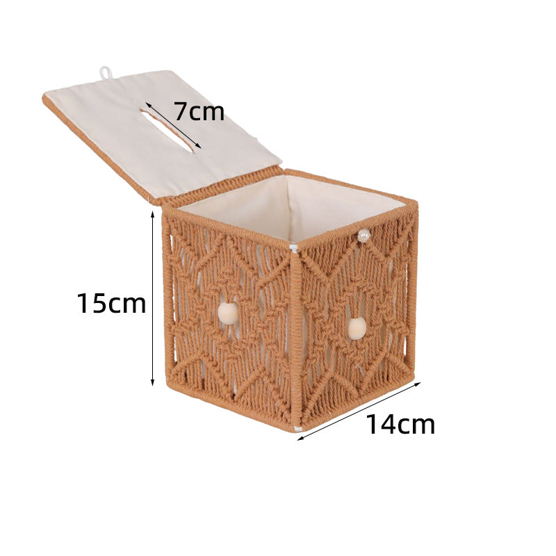 Macrame Storage Box Kalsten