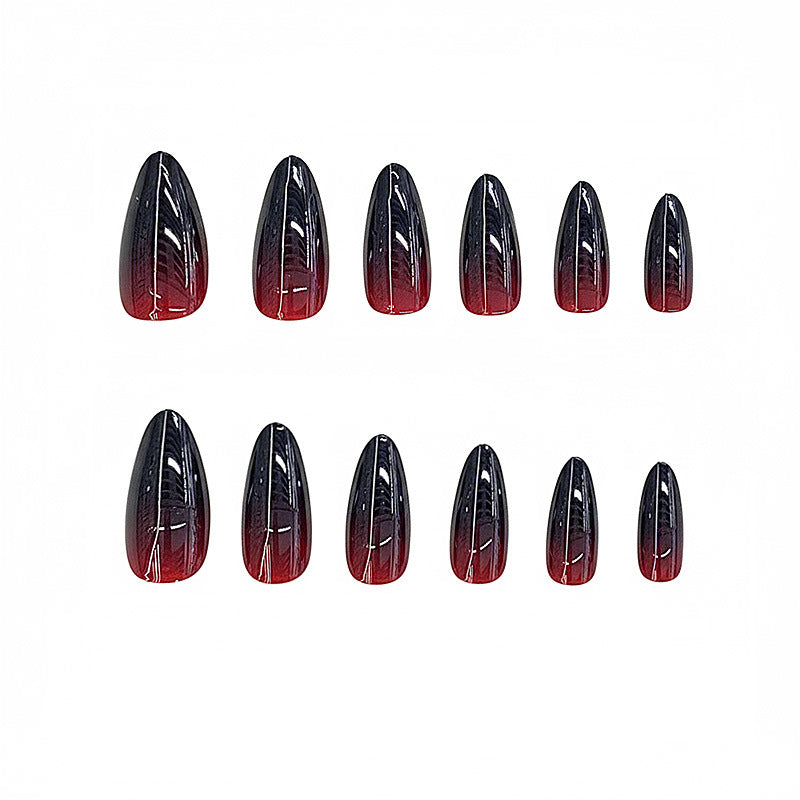 Ombre Glossy Stiletto Press-On Nails Kalsten