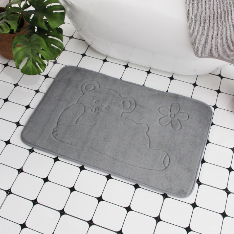 Plush Bath Mat Kalsten