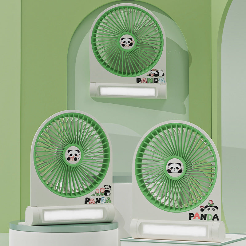Women's Portable Mini-Pan Fan with Cute Panda Design Kalsten