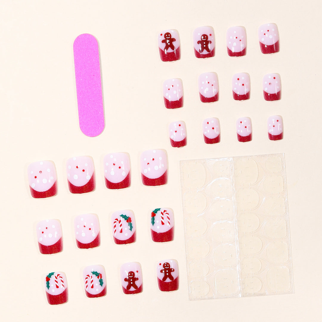 Festive Holiday-Themed Nails Kalsten