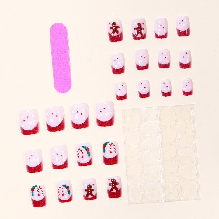 Festive Holiday-Themed Nails Kalsten