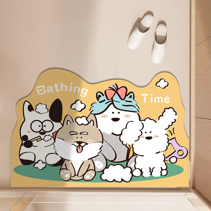 Cute Cartoon-Themed Indoor Area Mat