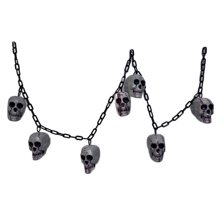Creepy Skull Chain Decoration