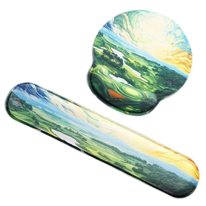 Artistic Gel Wrist Support Mouse Pad