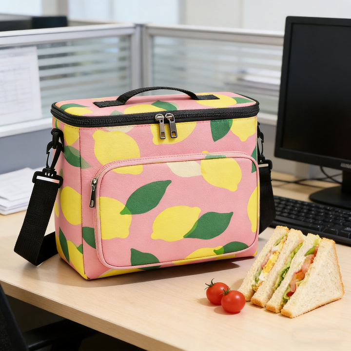 Insulated Floral Lunch Carrier