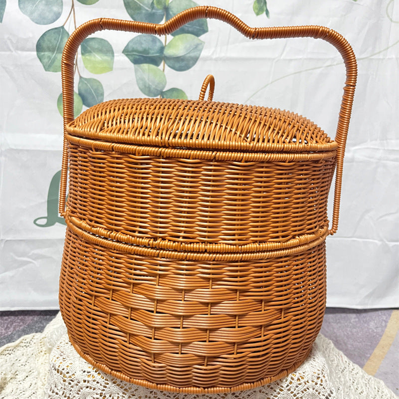 Natural Woven Market Basket Kalsten