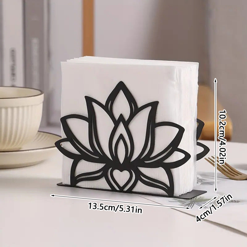 Elegant napkin holder made of metal Kalsten