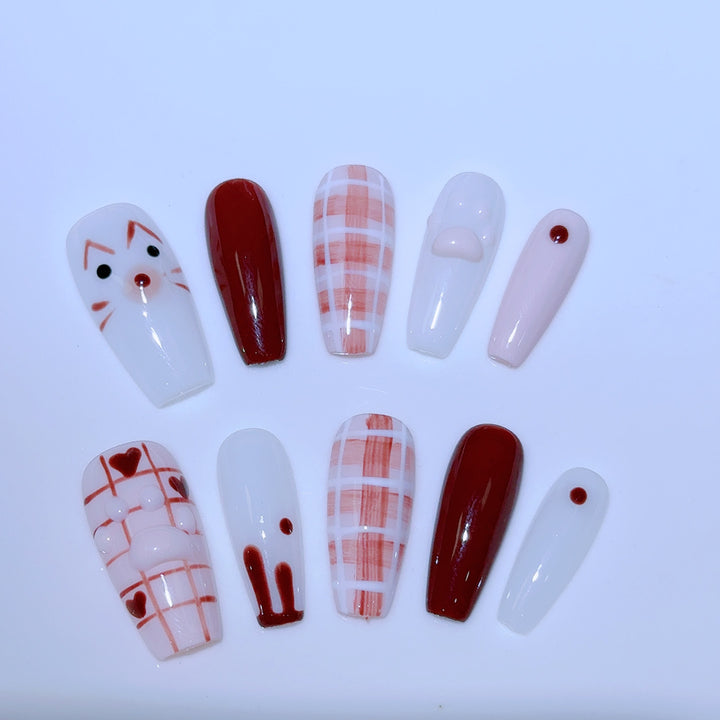 Artistic 3D Nail Art Tips Set