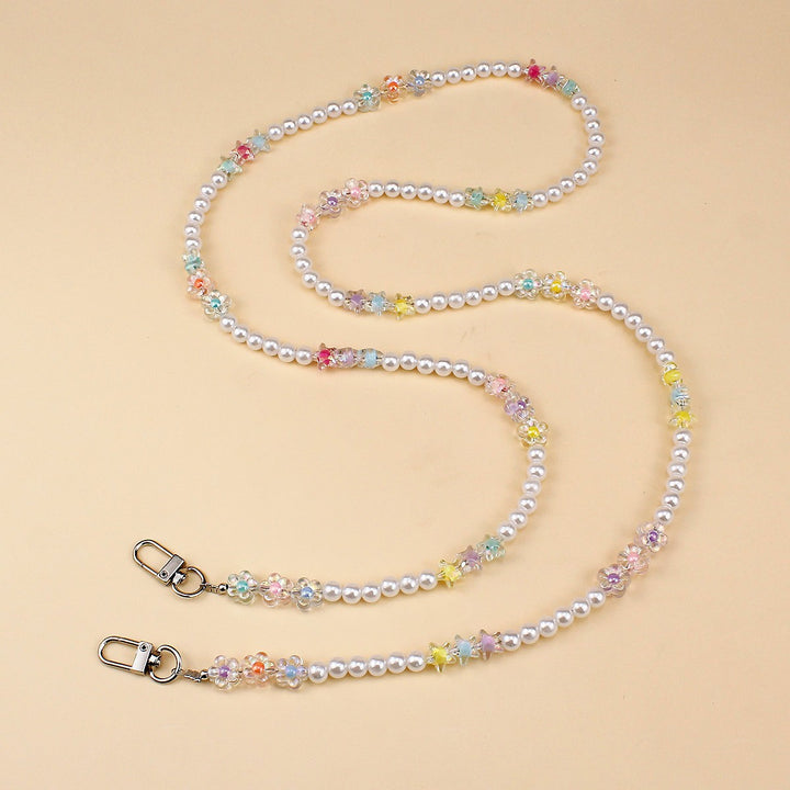 Heart-Designed Beaded Eyewear Chain Kalsten