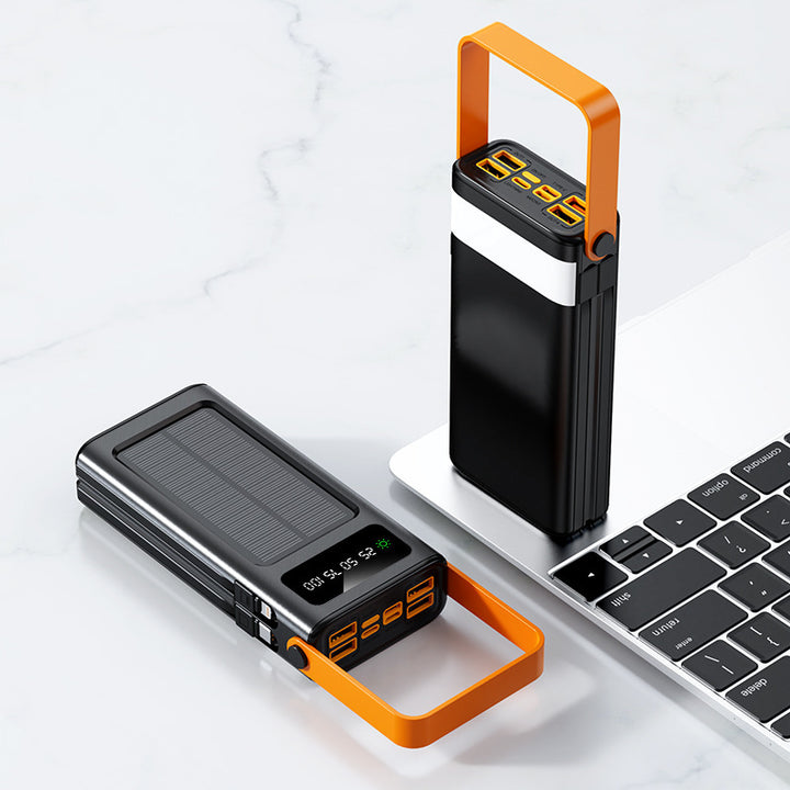 Portable Solar Power Bank with Multifunctional Charging Indicator Kalsten