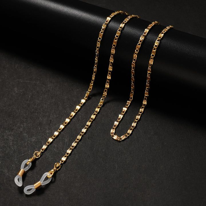 Elegant Gold-Plated Eyewear Chain Kalsten