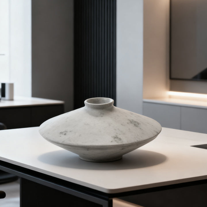 Elegant Marble Decorative Vase